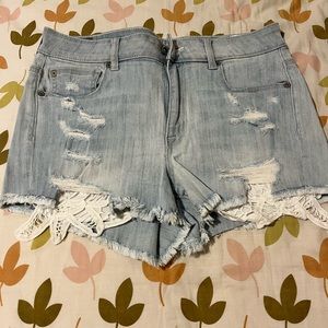 American Eagle Super Stretch Hi-Rise Shortie